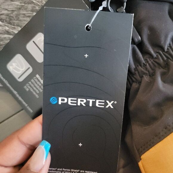 Black Diamond Recon Men's Pertex Shield Gauntlet Cuff Winter Gloves Size XS - Picture 6 of 11